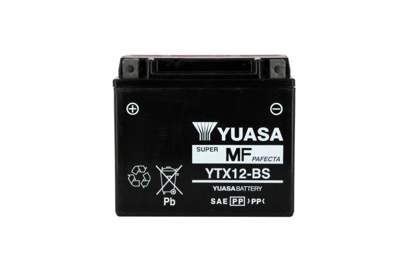 Batterie moto YTX12-BS YUASA - Le Comptoir de la Batterie en Normandie