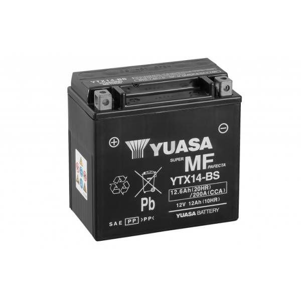 Batterie moto YTX14-BS YUASA - Le Comptoir de la Batterie